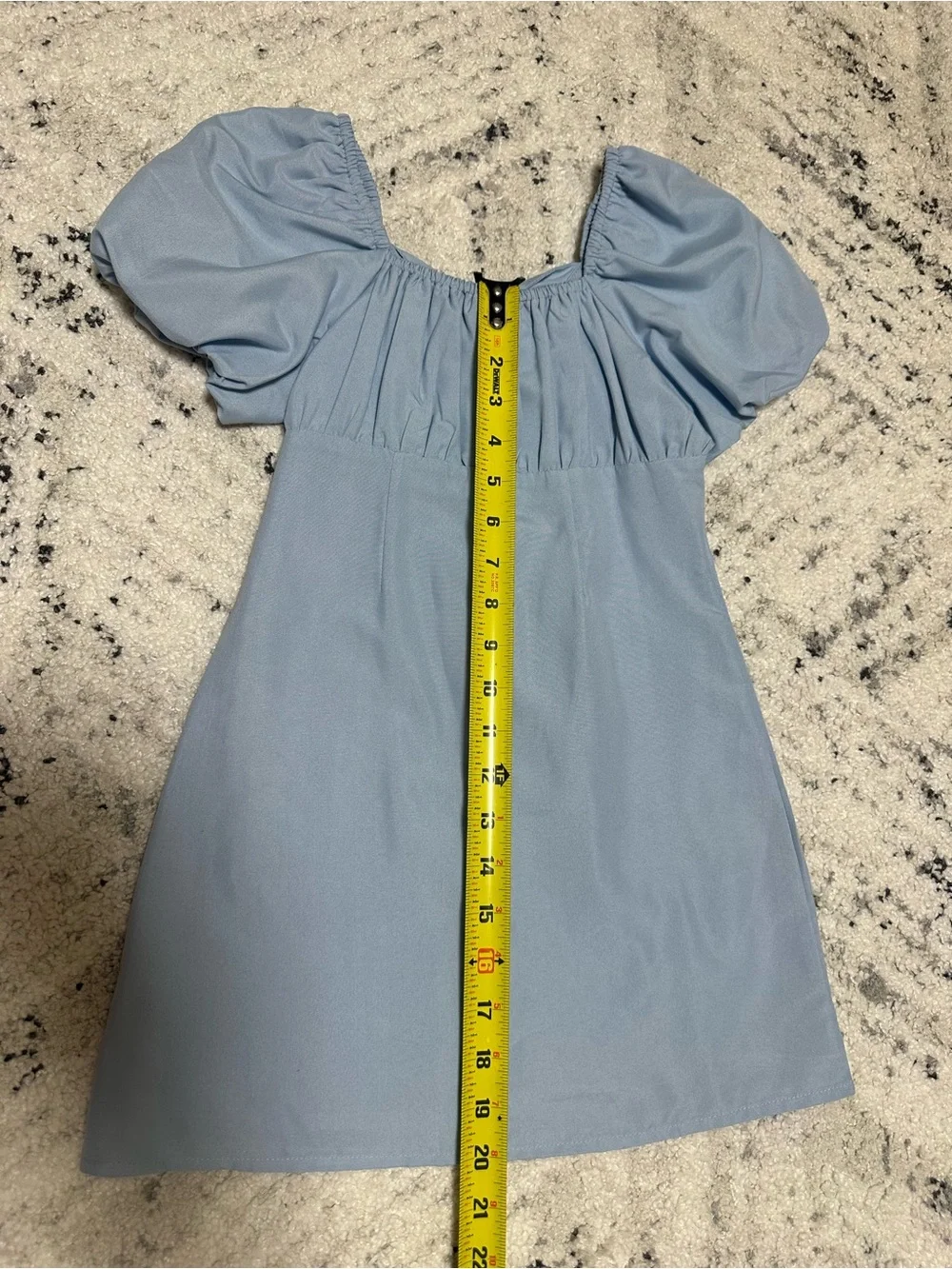 GB Big Girls Puff-Sleeve Empire Waist Dress Size 6
